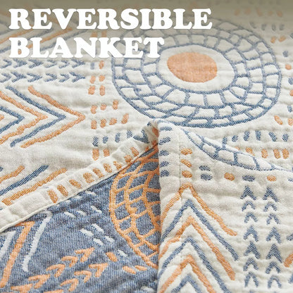Indian Arrow Reversible Cotton Sofa Throw